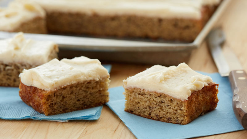 Banana Buttermilk Sheet Cake with Cream Cheese Frosting - Marcy Goldman ...